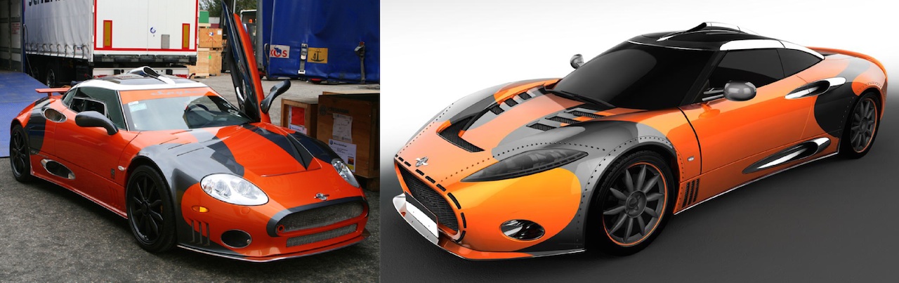 Spyker C8 LM85 and the second custom design proposal